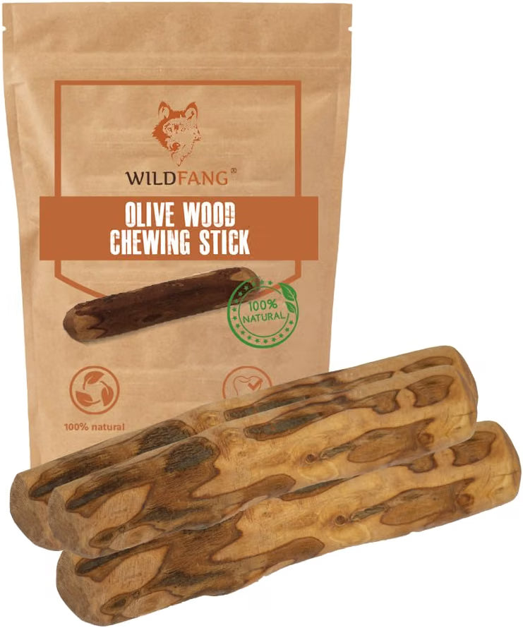 Olive Wood Dog Chew – Natural Chew Stick with Olive Oil