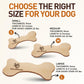 Wildfang® Leather Dog Toy, Medium – Soft Dog Chew Toys for Gentle Chewers, Puppies, Senior or Older Dogs with Sensitive Teeth – Non-Toxic, Stuffless, 5mm Leather Dog Bone for Dogs 22–33 lbs, Pack of 1