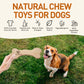 Wildfang® Leather Dog Toy, Medium – Soft Dog Chew Toys for Gentle Chewers, Puppies, Senior or Older Dogs with Sensitive Teeth – Non-Toxic, Stuffless, 5mm Leather Dog Bone for Dogs 22–33 lbs, Pack of 1
