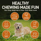Natural Leather Dog Chew Bone – Vegetable-Tanned Cowhide