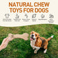 Natural Leather Dog Chew Bone – Vegetable-Tanned Cowhide