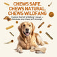Natural Leather Dog Chew Bone – Vegetable-Tanned Cowhide