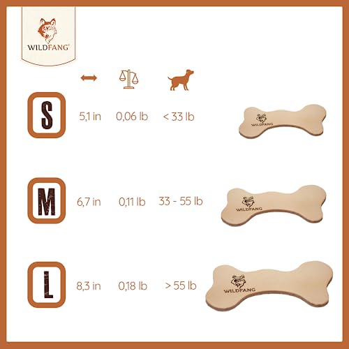 Wildfang® Leather Bones for dogs